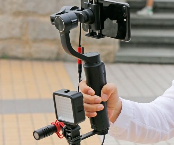 Handheld Phone Holder for Video Recording
